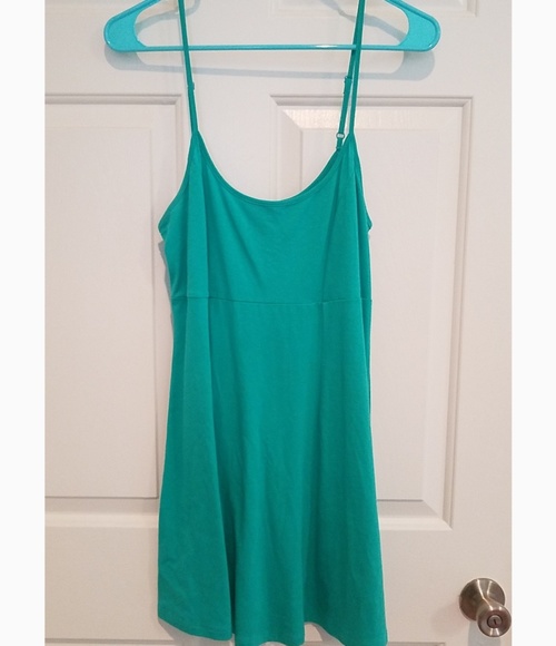 Teal skater dress - Picture 1 of 2